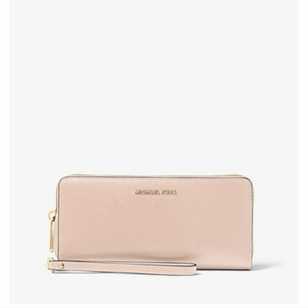 NWT Michael Kors Leather Continental Wristlet